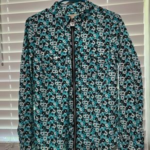 Michael Kors full zip long sleeve